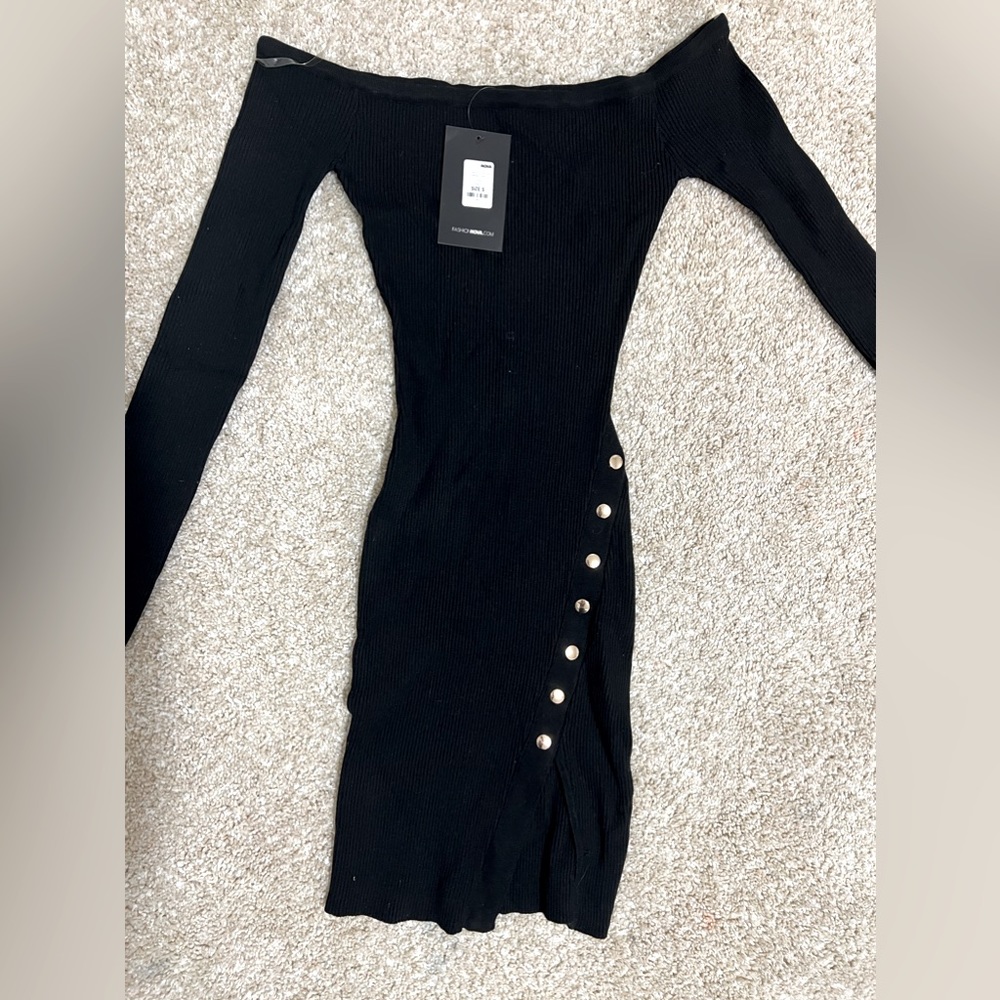 Back mini dress
